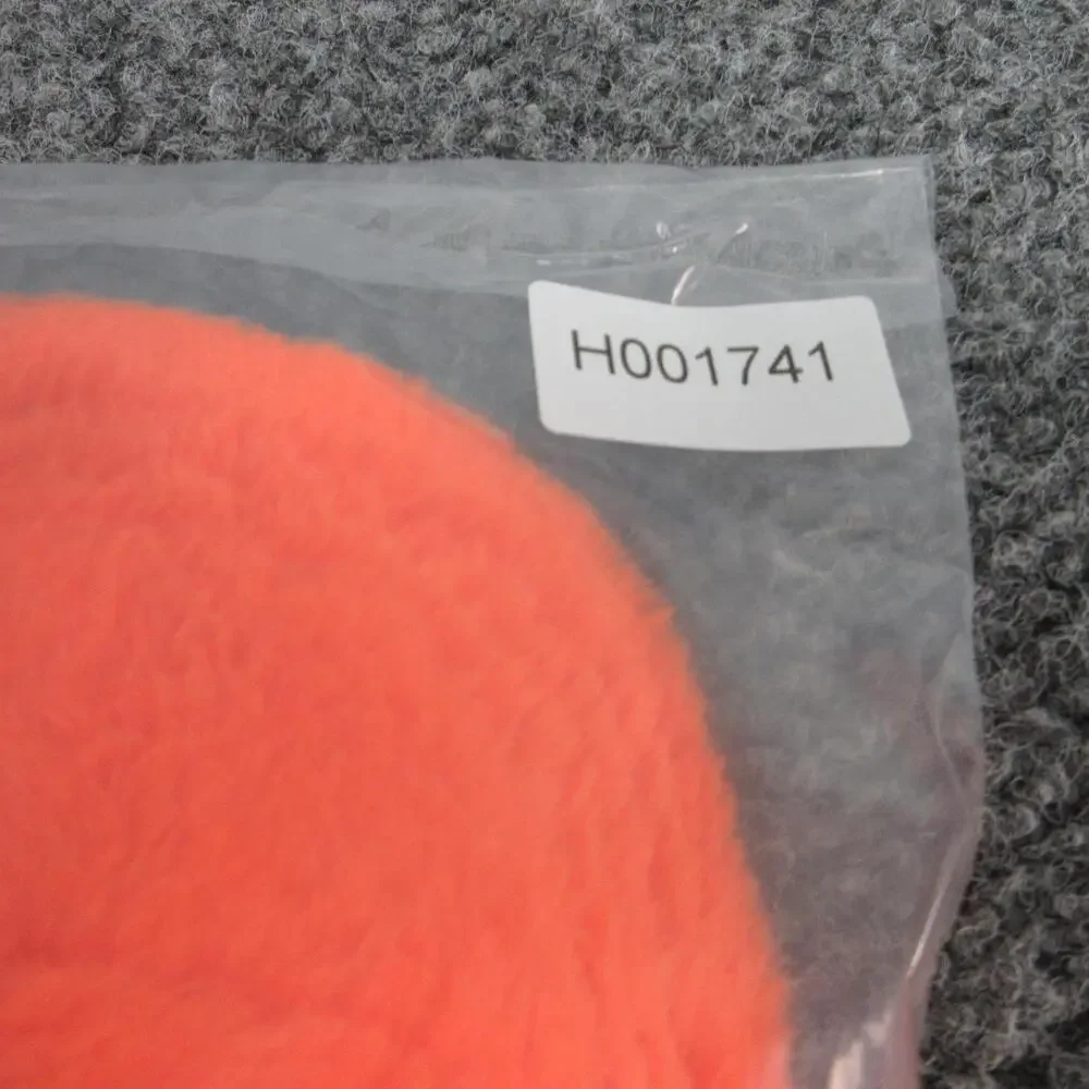 Turning Red Disney Hat Baseball Cap One Size Unisex Kids Orange Velour Faux Fur